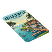 Magnet Flexible Apalachicola Floride (Côté Droit)