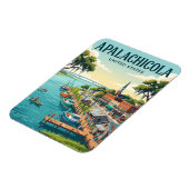 Magnet Flexible Apalachicola Floride (Côté Gauche)