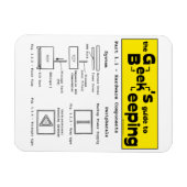 Magnet Flexible Apiculture geek (matériel) - (Horizontal)