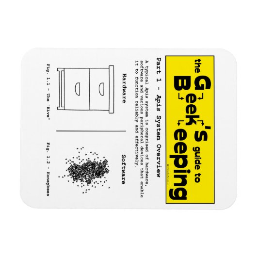 Magnet Flexible Apiculture geek (Vue d'ensemble du système) - Magn (Horizontal)