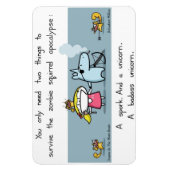 Magnet Flexible Apocalypse Zombie Aquirrel (Vertical)