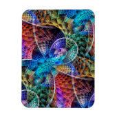 Magnet Flexible Apophyse Abstraite Fractale X (Vertical)