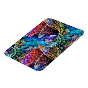 Magnet Flexible Apophyse Abstraite Fractale X