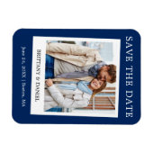 Magnet Flexible Appareil Photo Instantané Style Enregistrer La Dat (Horizontal)