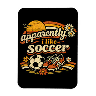 Magnet Flexible Apparemment j'aime le football