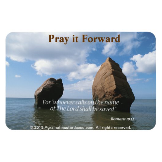 Magnet Flexible Appel au nom du Seigneur (Horizontal)