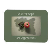 Magnet Flexible Apple pour l'appréciation des enseignants Vert per (Horizontal)