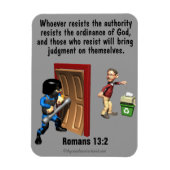 Magnet Flexible Application de la loi (Vertical)