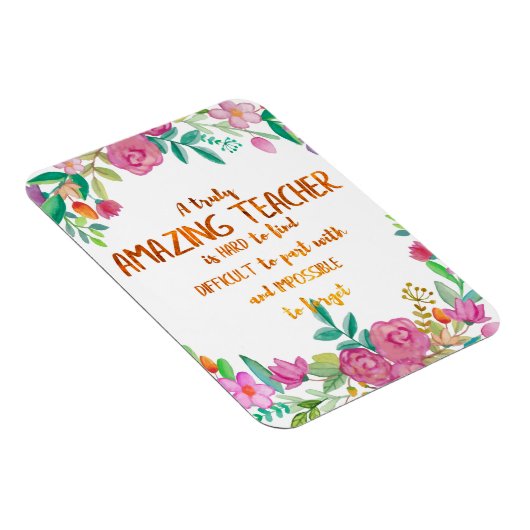 Magnet Flexible Appréciation de l'enseignant Extraordinaire Signet (Côté Droit)