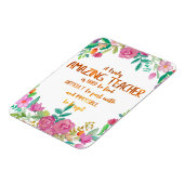 Magnet Flexible Appréciation de l'enseignant Extraordinaire Signet (Côté Gauche)