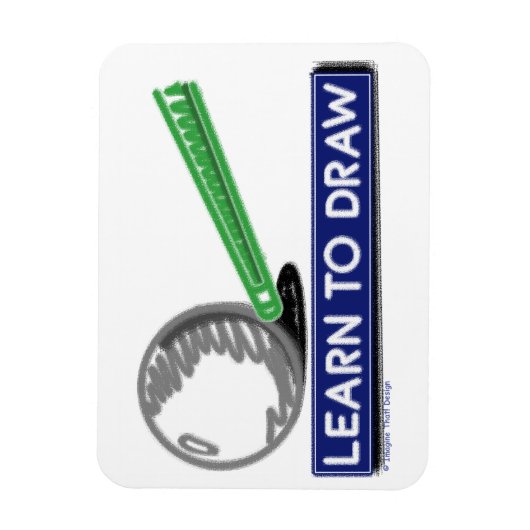 Magnet Flexible Apprendre à dessiner (Vertical)