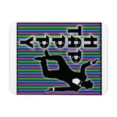 Magnet Flexible Appuyez sur le bouton "Happy Magnet" avec des band (Horizontal)