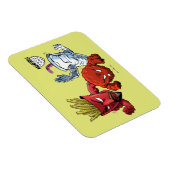 Magnet Flexible Aqua Ado Force de la faim Anime Graphisme (Côté Droit)