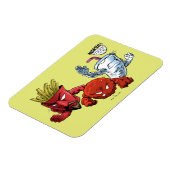 Magnet Flexible Aqua Ado Force de la faim Anime Graphisme (Côté Gauche)