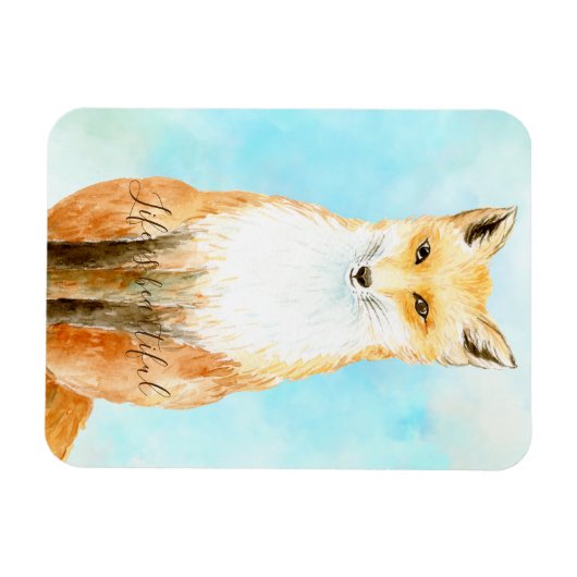 Magnet Flexible Aqua Fox (Horizontal)