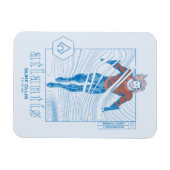 Magnet Flexible Aquaman - Atlantis Surf Club (Horizontal)