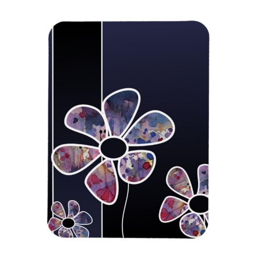 Magnet Flexible aquarelle arrière - plan (Vertical)