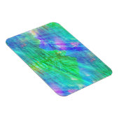 Magnet Flexible aquarelle arrière - plan transparente bleu, vert (Côté Droit)