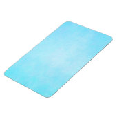 Magnet Flexible Aquarelle bleu turquoise Modèle blanc (Côté Gauche)