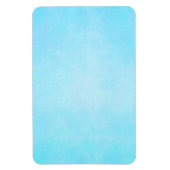 Magnet Flexible Aquarelle bleu turquoise Modèle blanc (Vertical)