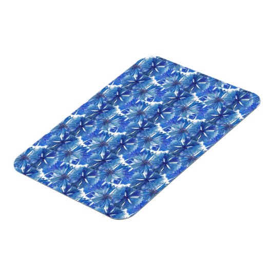 Magnet Flexible aquarelle cornflower glaçure (Côté Gauche)