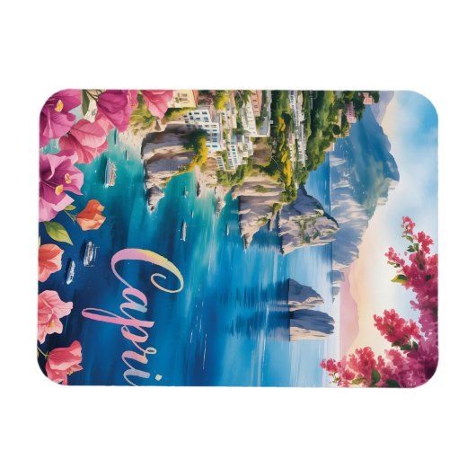 Magnet Flexible Aquarelle de Capri (Horizontal)