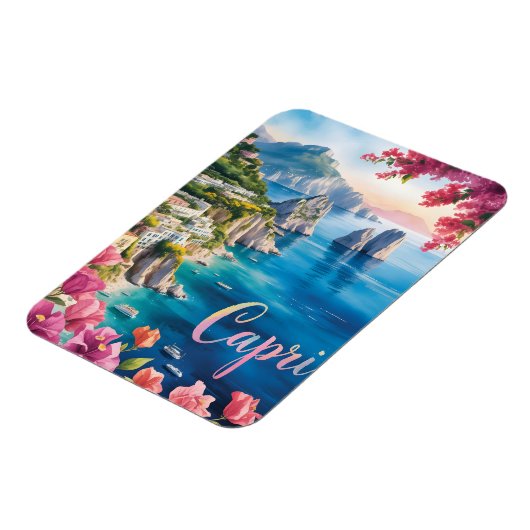 Magnet Flexible Aquarelle de Capri (Côté Gauche)