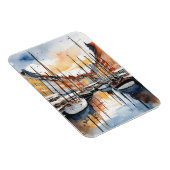 Magnet Flexible Aquarelle de Copenhague (Côté Droit)