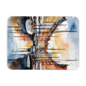 Magnet Flexible Aquarelle de Copenhague (Horizontal)