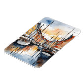 Magnet Flexible Aquarelle de Copenhague (Côté Gauche)