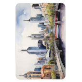 Magnet Flexible Aquarelle de Melbourne (Vertical)