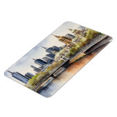 Magnet Flexible Aquarelle de Melbourne (Côté Gauche)