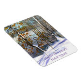 Magnet Flexible Aquarelle de neige (Côté Droit)