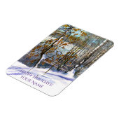 Magnet Flexible Aquarelle de neige (Côté Gauche)