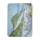 Magnet Flexible Aquarelle de plage (Vertical)