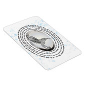 Magnet Flexible Aquarelle d'encre de colibri (Côté Droit)