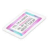 Magnet Flexible Aquarelle drôle Crochet (Côté Gauche)