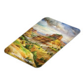 Magnet Flexible Aquarelle du parc national Theodore Roosevelt (Côté Gauche)