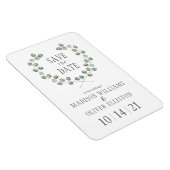 Magnet Flexible Aquarelle Eucalyptus cadre feuille | Enregistrer l (Côté Droit)