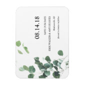 Magnet Flexible Aquarelle eucalyptus feuilles enregistrer l'aimant (Vertical)