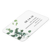 Magnet Flexible Aquarelle eucalyptus feuilles enregistrer l'aimant (Côté Gauche)