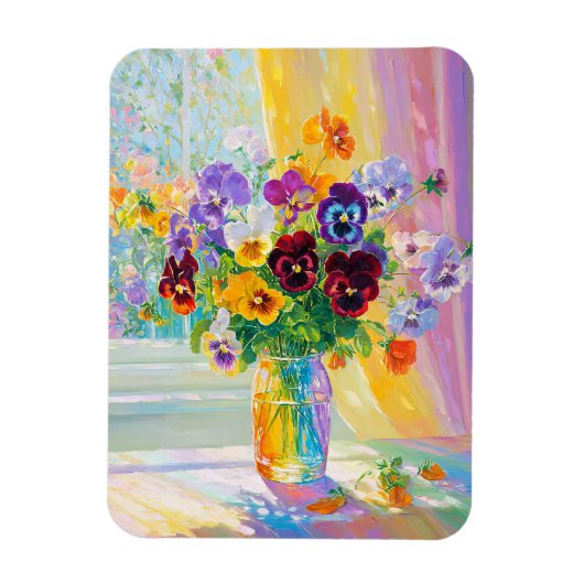 Magnet Flexible Aquarelle Florale (Vertical)