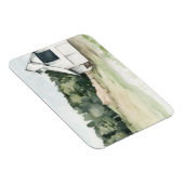 Magnet Flexible Aquarelle Grange blanche (Côté Droit)