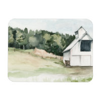 Aquarelle Grange blanche