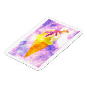 Magnet Flexible Aquarelle Ice Cream Cône (Côté Gauche)