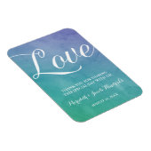 Magnet Flexible Aquarelle mariage préféré (Côté Droit)