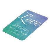 Magnet Flexible Aquarelle mariage préféré (Côté Gauche)