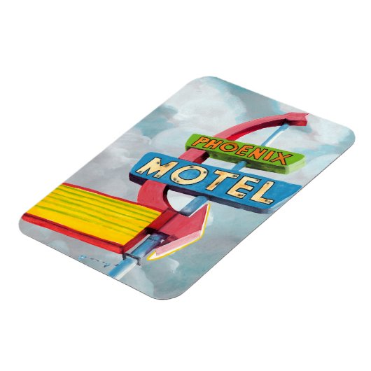 Magnet Flexible Aquarelle Motel Phoenix (Côté Gauche)