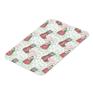 Magnet Flexible Aquarelle Noël Snowman