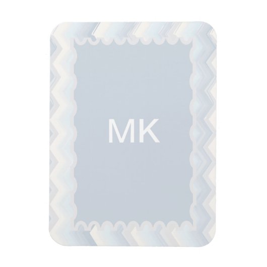 Magnet Flexible Aquarelle Ocean Shades Chevron (Vertical)